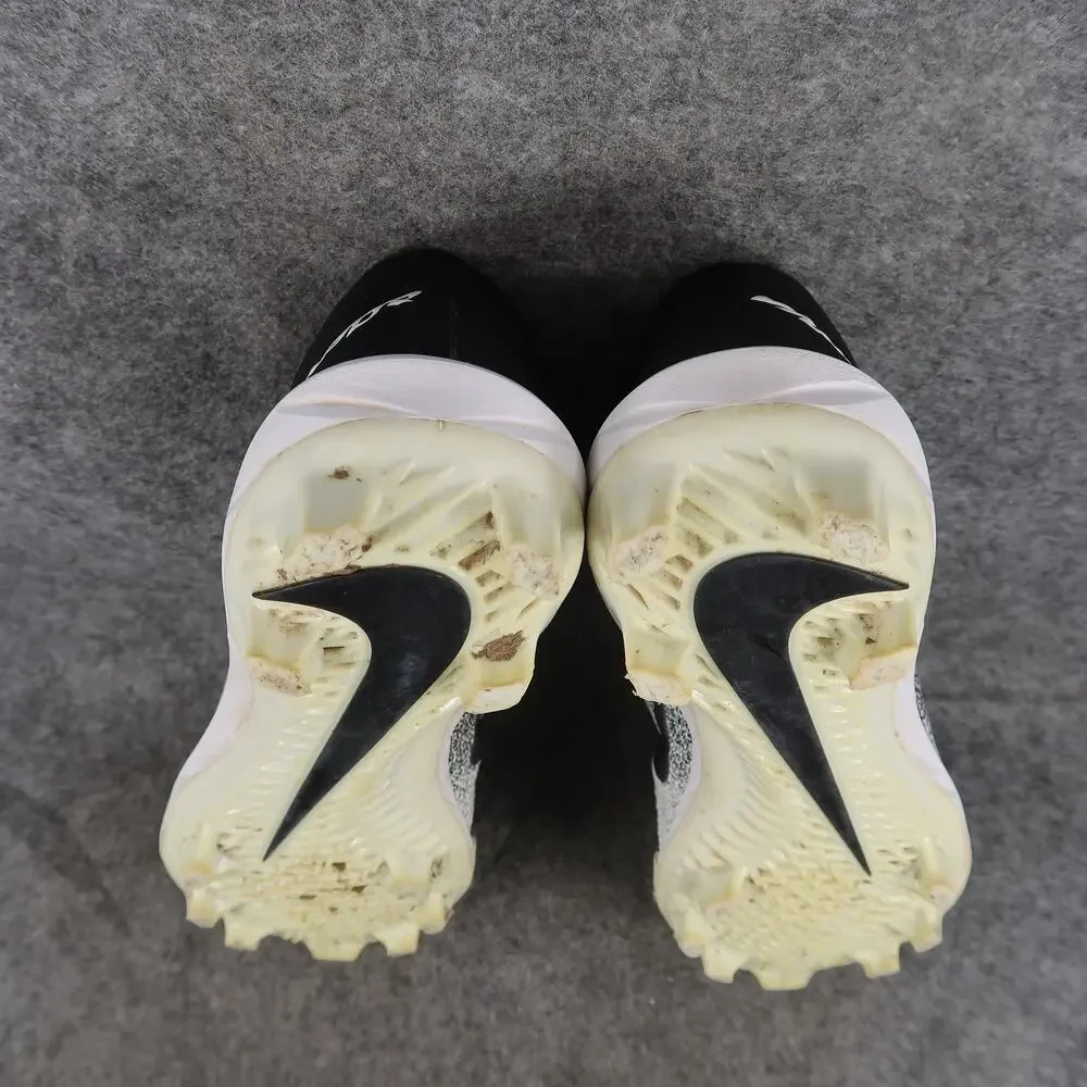 Nike Shoes Youth 3 Cleats Baseball Vapor Ultrafly Pro Black White Lace Up Kids